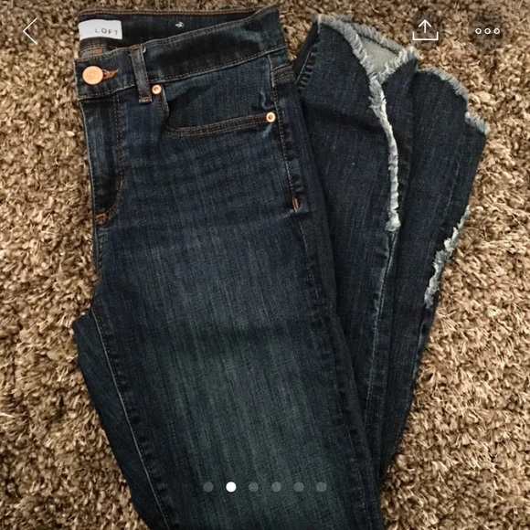 Loft Tulip hem jean/jeggings - Picture 3 of 6